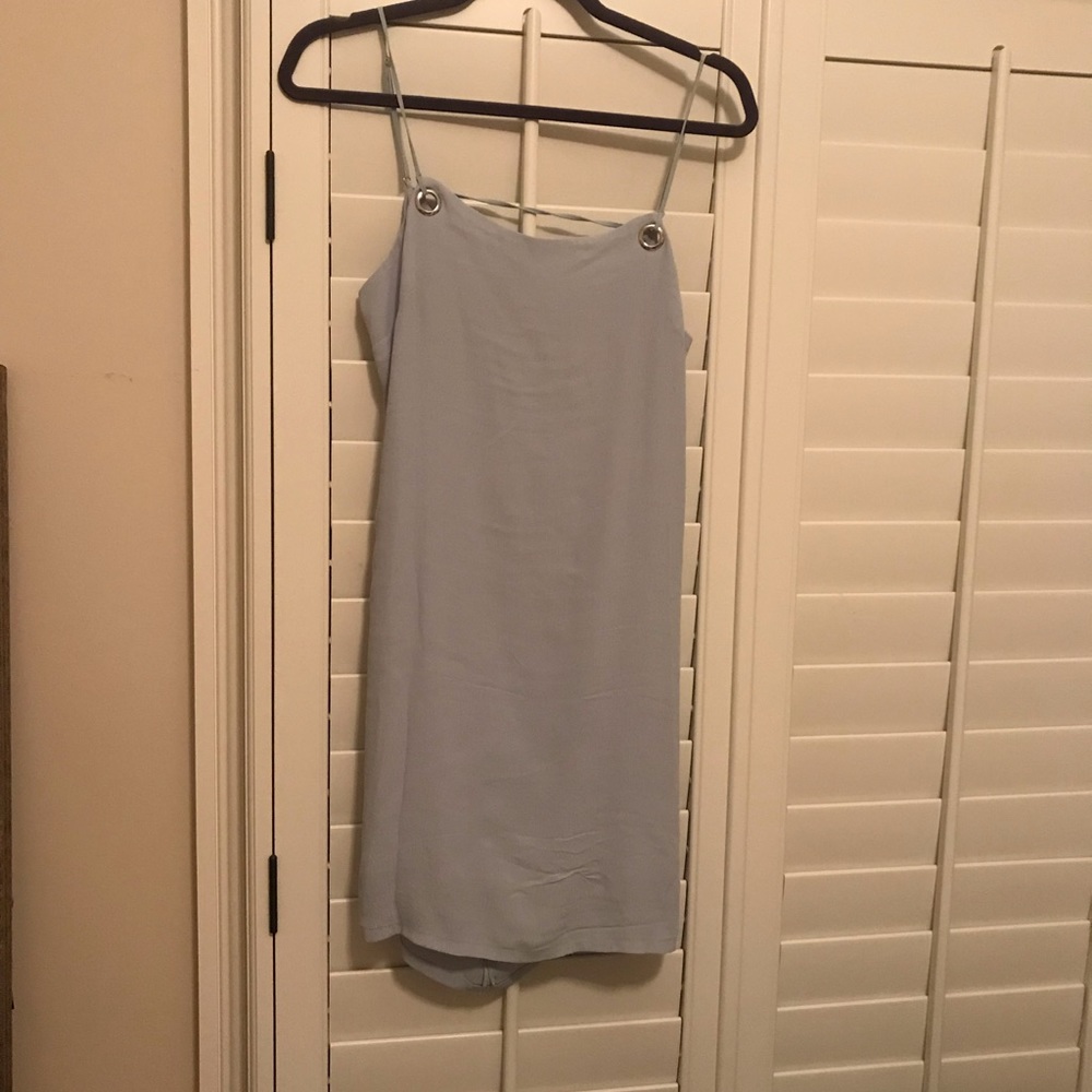 Light blue mini dress